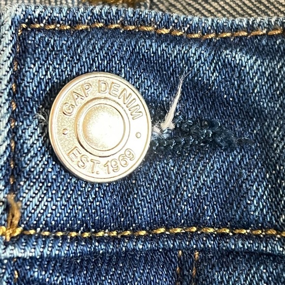 GAP MEDIUM WASH TRUE SKINNY MONACO ANKLE JEANS WOMEN'S SIZE 10‎ - Picture 7 of 11